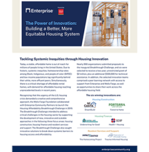 The Power of Innovation: Building a Better, More Equitable Housing System cover image