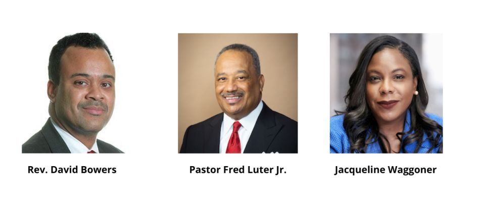 Welcome Remarks Speakers Rev. David Bowers, Pastor Fred Luter, Jr. and Jacqueline Waggoner