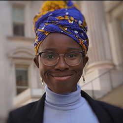Brianna McClure, program officer, at Enterprise headshot