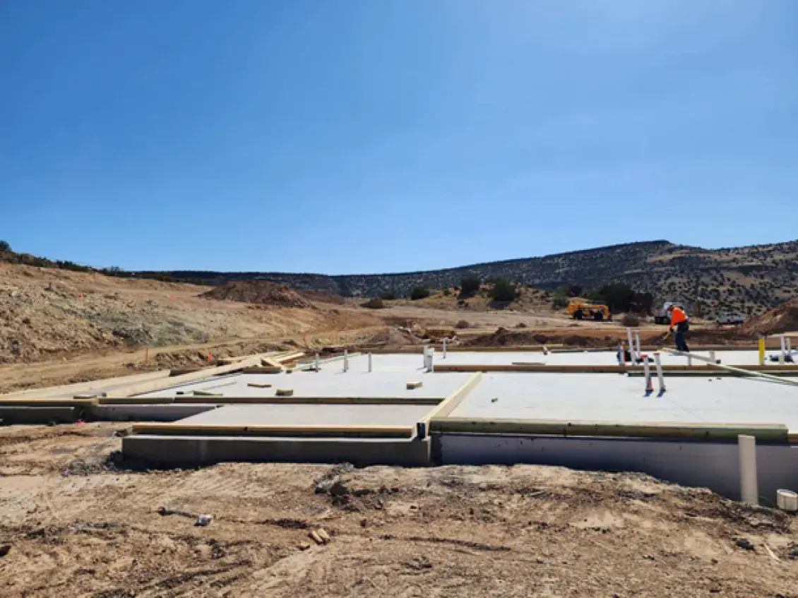 Worker at a construction site