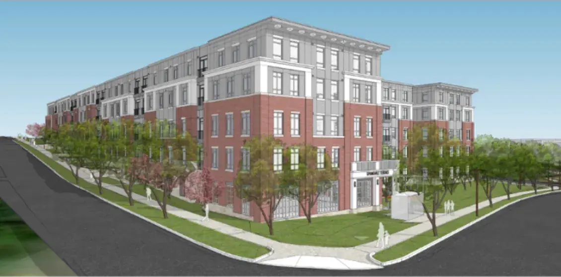 Rendering of Springvale Terrace in Silver Spring, Maryland