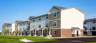 Photo of apartment building