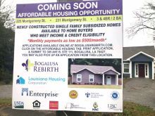 Homeownership signage in Louisiana