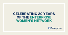 Graphic Celebrating 20 Years of the Enterprise Women's Network