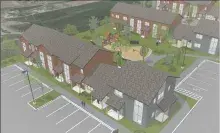 Mountain View rendering of affordable farmworker housing in rural Washington