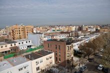 Sky view of a New York neighborhood