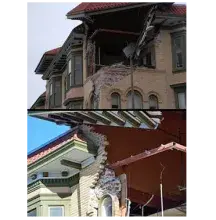 Two reinforced masonry buildings