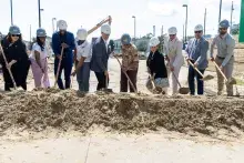 Generic groundbreaking photo