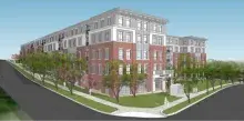 Rendering of Springvale Terrace in Silver Spring, Maryland
