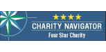 Charity Navigator logo for Four Star Charity rating