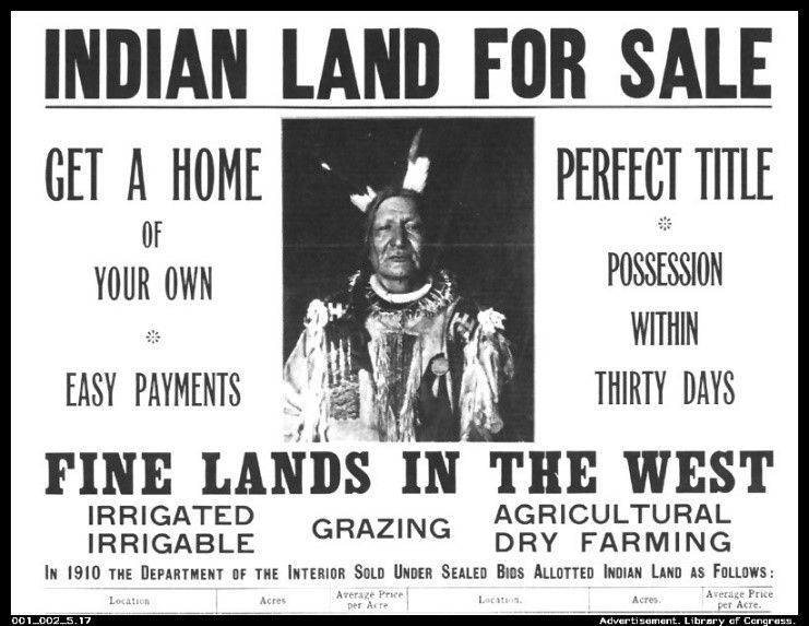 Indian land for sale sign image