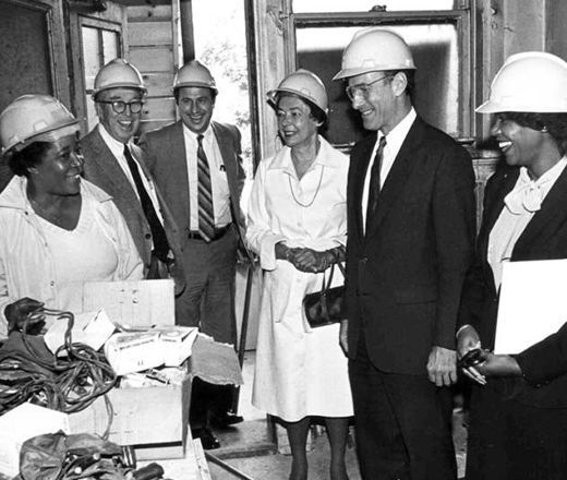 Rehabilitation Work Group - Group of people in hardhats