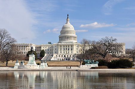 The US Capitol building