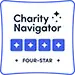 Charity Navigator Four-Star badge