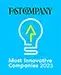 Fast Company Most Innovative Companies 2023 logo with an illustration of a lightbulb