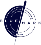 Blue Mark Practice Verified July 2024 logo