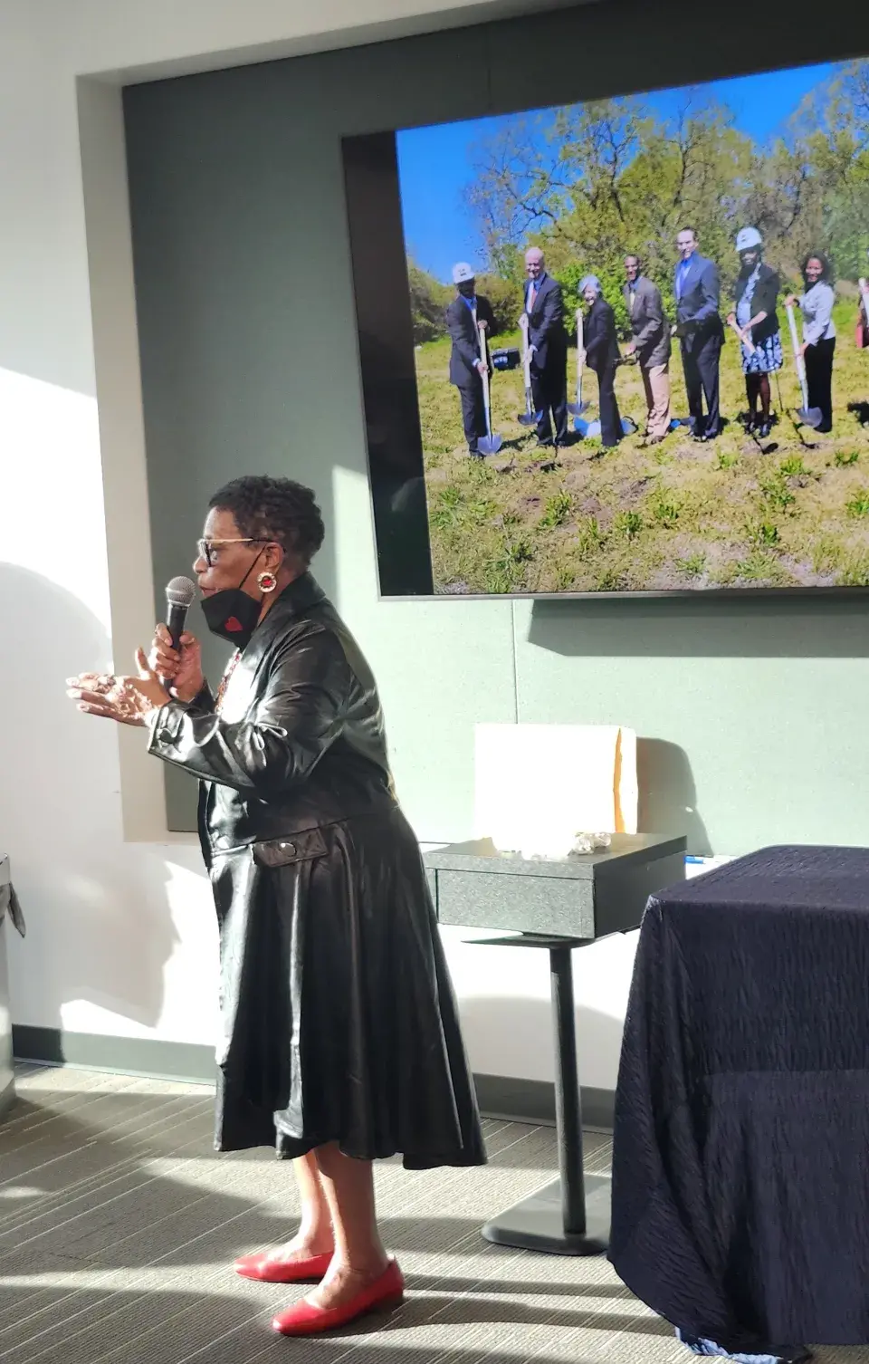 Cleo Walker has lived at Cherrydale Apartments for 59 years.