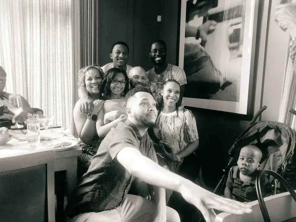 Tim Block with his family