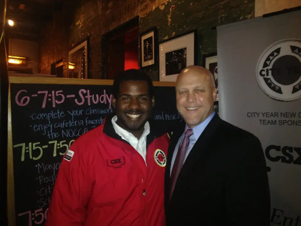 Kwame Juakali and New Orleans Mayor Mitch Landrieu
