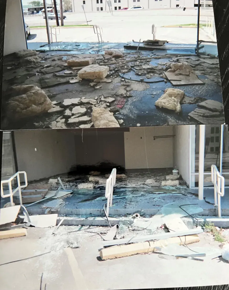 Rachelle Defillo's boutique after Katrina