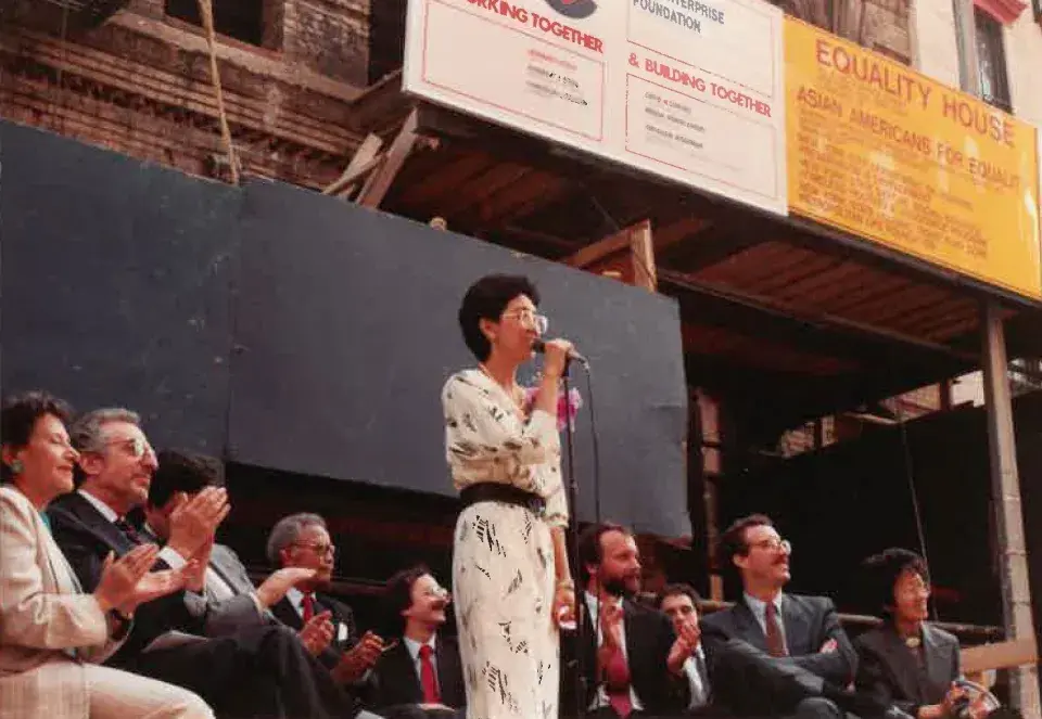 Doris Koo at Equality Houses event