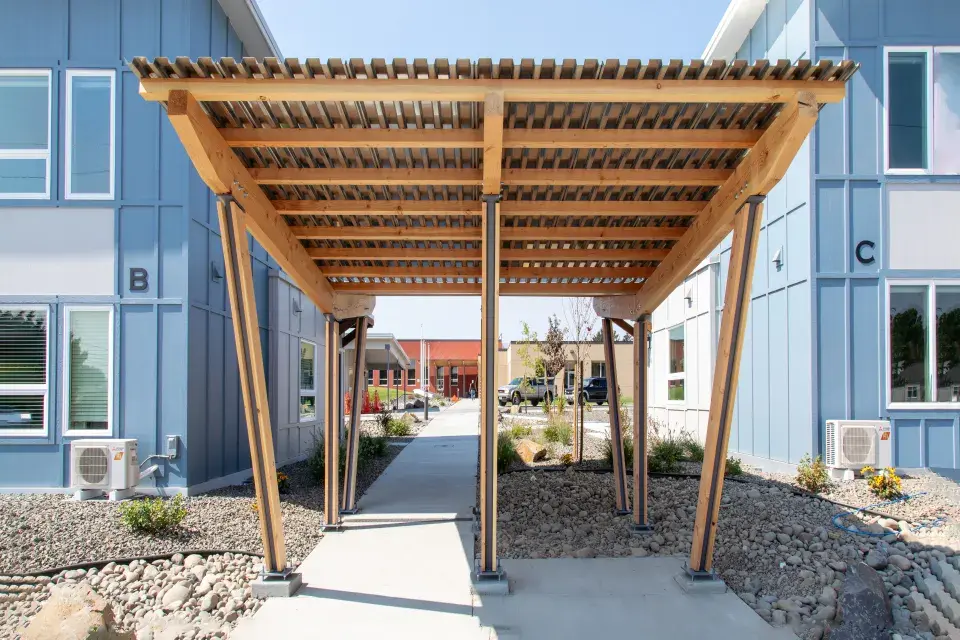 Chuck Austin Place walkway