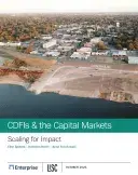 Aerial view of a coastal community with text CDFIs & the Capital Markets: Scaling for Impact," Elise Balboni, Kathleen Keefe, and Anna Smukowski, Enterprise and LISC logos