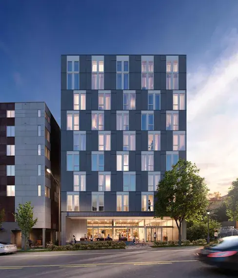 Rendering of Apartment Building