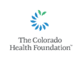 The Colorado Health Foundation with a blue design C