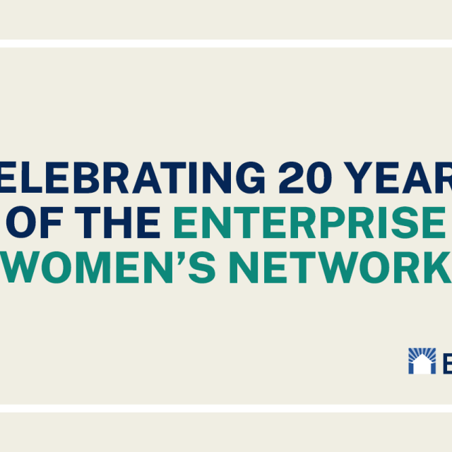 Graphic Celebrating 20 Years of the Enterprise Women's Network