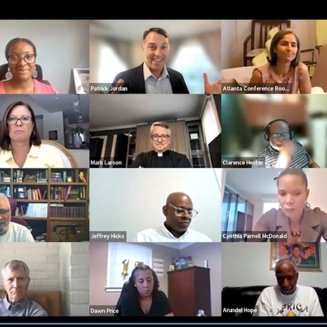 Attendees of a Zoom Meeting 