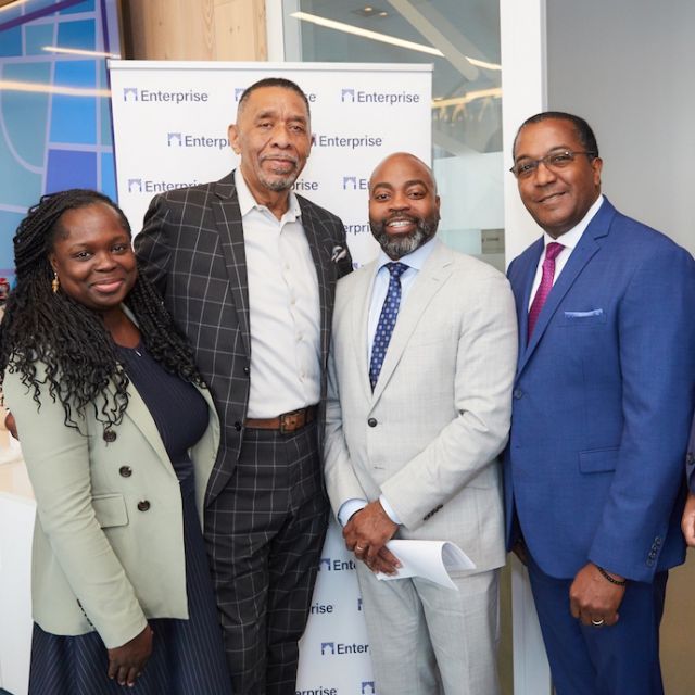 Five people in business attire 