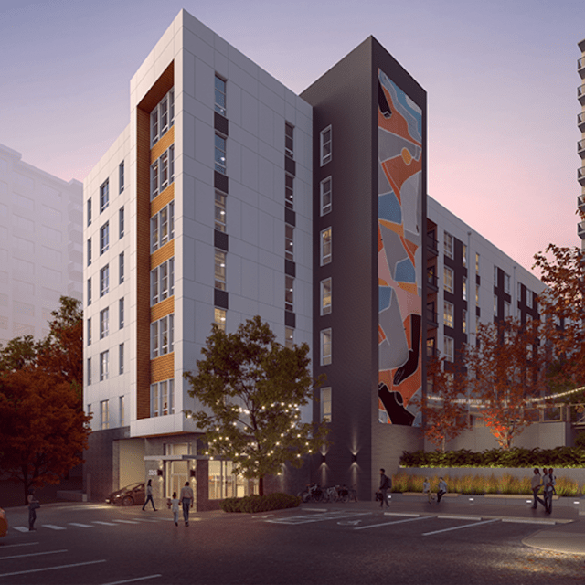 Rendering of Apartment Building