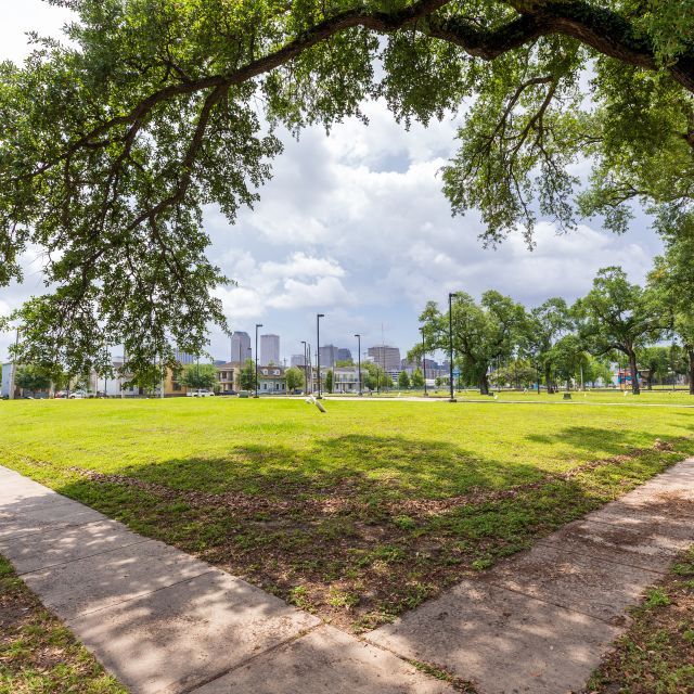 New Orleans skyline from Lafitte