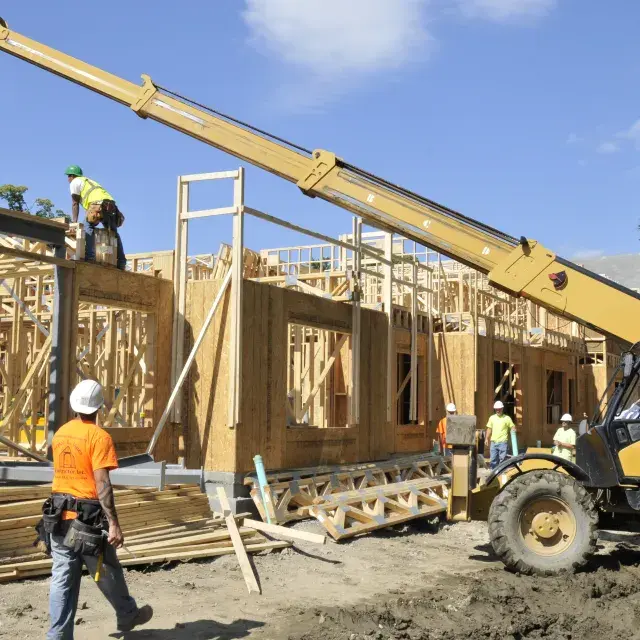 Irvington Mews under construction