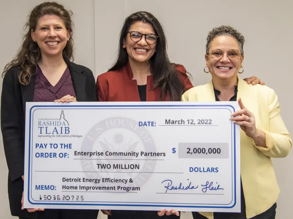 Rep. Tlaib Awards $2 Million for Energy Efficient Home Repairs