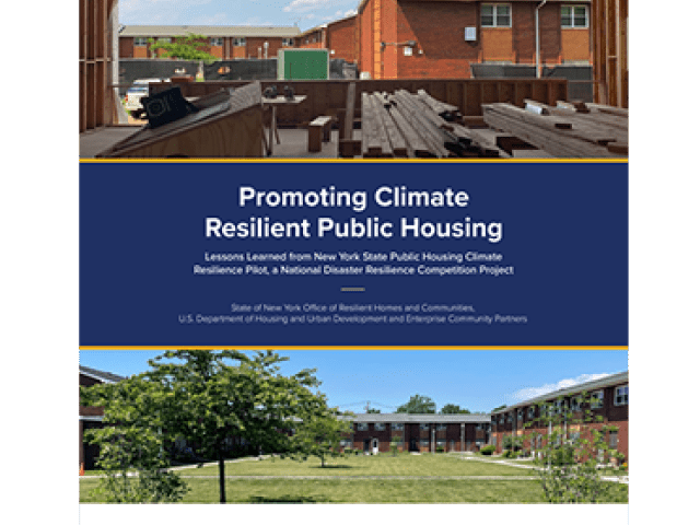 Promoting Climate Resilient Public Housing cover